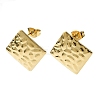 Ion Plating(IP) 201 Stainless Steel Stud Earrings EJEW-K270-16G-1