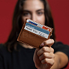 Rectangle 201 Stainless Steel Thermal Transfer Wallet Card DIY-SD0001-90D-4