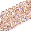 Electroplate Glass Beads Strands LS-EGLA-A034-T2mm-L22-1