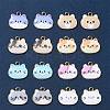 16Pcs 8 Colors Painted Alloy Pendants FIND-FS0001-97-7