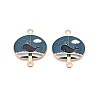 Alloy Enamel Pendants PALLOY-N176-29E-RS-1