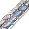 Electroplate Glass Beads Strands EGLA-H103-FR03-1