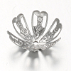 Tarnish Resistant 6-Petal 304 Stainless Steel Flower Bead Caps LS-STAS-F094-09P-1