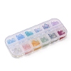 120Pcs 12 Style Imitation Jade Glass Beads GLAA-FS0001-21-4