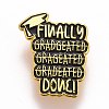 Word Finally Done Enamel Pin JEWB-M023-16-1