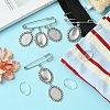 Stainless Steel Safety Pins JEWB-CJ00001-6