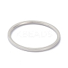 Non-Tarnish 1mm Polished Plain Dome Finger Ring for Girl Women RJEW-C012-02A-P-2