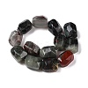 Natural African Bloodstone Beads Strands G-N342-147-2