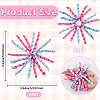 8Pcs Cloth Curly Ribbon Bows AJEW-SP0001-48I-2