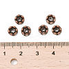 Brass Rhinestone Spacer Beads X-RB-A014-L6mm-01R-NF-3
