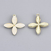 Resin Imitation Cat Eye Pendants X-PALLOY-N154-10-2