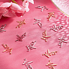 20Pcs 2 Colors Alloy Rhinestone & Brass Links KK-PH0003-93-2