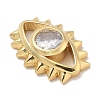 Rack Plating Brass Micro Pave Clear Cubic Zirconia Cabochons KK-L224-022G-2