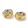 Rack Plating Brass Beads KK-P276-31G-2