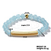 Natural Aquamarine Stretch Bracelets CL6256-7-1