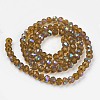 Electroplate Glass Beads Strands EGLA-A034-T4mm-L10-2
