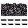 350Pcs Column Zinc Alloy Shoelace Buckle Connectors FIND-GA0001-90-1