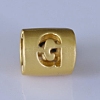 Alloy Letter Beads PALLOY-WH0081-55G-3