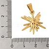 Ion Plating(IP) 304 Stainless Steel Pendants STAS-C103-28G-3