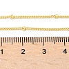 Brass Satellite Chains Necklace for Women NJEW-P265-43G-2