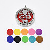 Alloy Diffuser Locket Pendants PALLOY-Q352-10-1