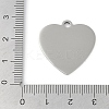 Non-Tarnish 304 Stainless Steel Pendants STAS-L279-005P-3