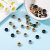 40Pcs 4 Colors 304 Stainless Steel Big Hole Beads STAS-SZ0001-86-2