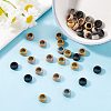 40Pcs 4 Colors 304 Stainless Steel Big Hole Beads STAS-SZ0001-86-2