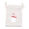 Christmas Cotton Cloth Storage Pouches ABAG-M004-02E-1