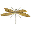 Electroplate Natural Tourmaline Insect Dragonfly Figurine PW23052282966-1