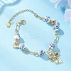 Alloy Charm Bracelets BJEW-JB12911-1