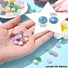 100Pcs 11 Colors Resin Imitation Cat Eye Beads FIND-CJ0003-15-8