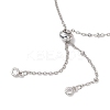 304 Stainless Steel Cable Chain Satellite Chain Slider Bracelet Making AJEW-JB01502-02-4