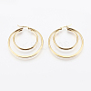 201 Stainless Steel Hoop Earrings LS-EJEW-I213-B-02G-2