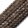 Natural Smoky Quartz Beads Strands X-G-B167-A09-6mm-2