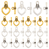 24 Sets 3 Styles Alloy Toggle Clasps FIND-SC0012-96-1