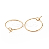 Ion Plating(IP) 316L Surgical Stainless Steel Hoop Earring Findings LS-STAS-D164-03G-2