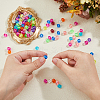 200Pcs Transparent Acrylic Beads FIND-DC0006-48-3
