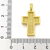 Brass Pendants with Shell KK-D534-02G-03-3