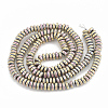 Electroplate Non-magnetic Synthetic Hematite Beads Strands G-N0318-01D-2