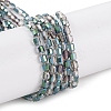 Electroplate Glass Beads Strands EGLA-D031-01U-2