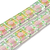 Transparent Glass Beads Strands LAMP-K037-11D-1