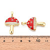 Brass Micro Pave Cubic Zirconia Pendants KK-N257-54G-3
