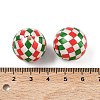 Printing Opaque Acrylic Beads OACR-Z035-08-3