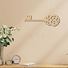Laser Cut Unfinished Basswood Wall Decoration WOOD-WH0113-106-7