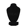MDF Covered with Velveteen Bust Shaped Necklace Display Stands LS-ODIS-S015-01A-1