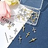 24Pcs 6 Styles Rack Plating Alloy Pendants FIND-FS0003-44-7