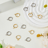 201 Stainless Steel Huggie Hoop Earring Findings FIND-DC0006-43A-4