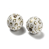 St. Patrick's Day Series Printed Schima Wood European Beads WOOD-V002-01F-2