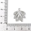 Brass Pave Clear Cubic Zirconia Pendants KK-L238-30P-3